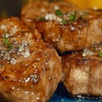 Brown sugar glazed pork chops with caramelized crust and a savory glaze