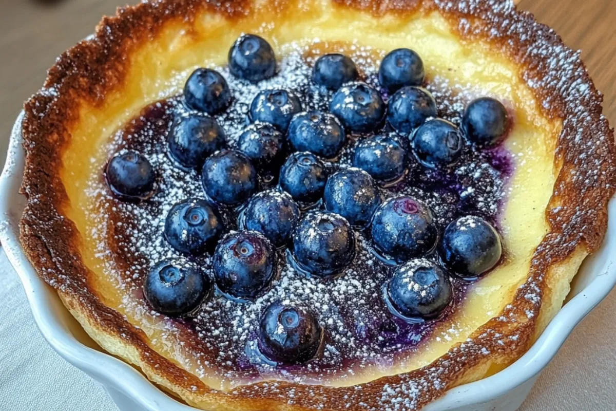 Blueberry Lemon Dutch Baby