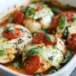 Easy Baked Caprese Chicken – Healthy, Cheesy & Delicious