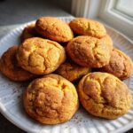 Chewy Pumpkin Snickerdoodle Cookies