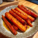 Roasted Carrots with Honey Mustard Glaze