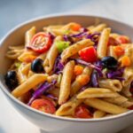 Spooky Halloween Pasta Salad