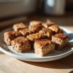 Close-up of a plate of homemade Chicken Liver Cat Treats, ready to be enjoyed.