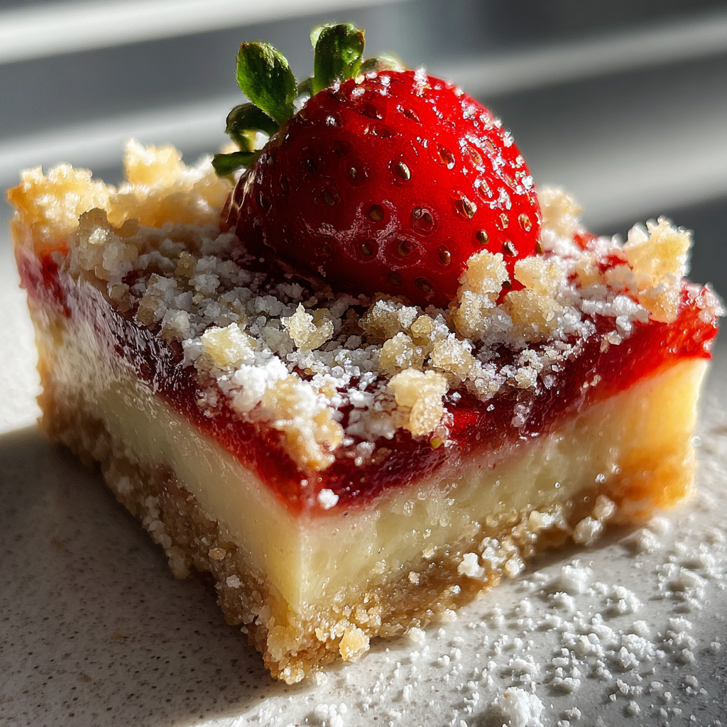 Strawberry Lemonade Bars